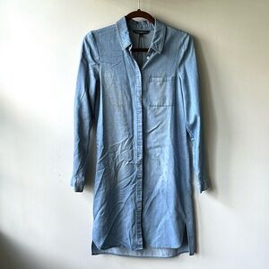 French Connection Denim Shirt Dress - AU 6